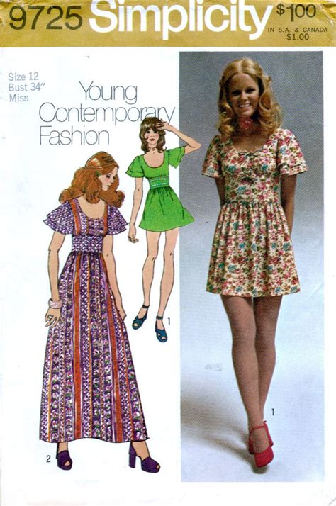 70s dress sewing patterns